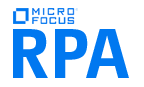 Logotipo Microfocus RPA